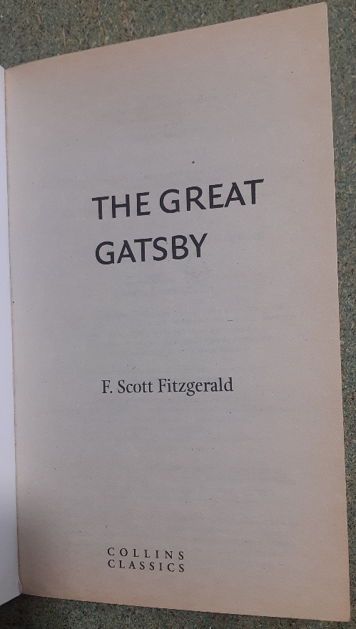 Книга англійською F. Scott Fitzgerald