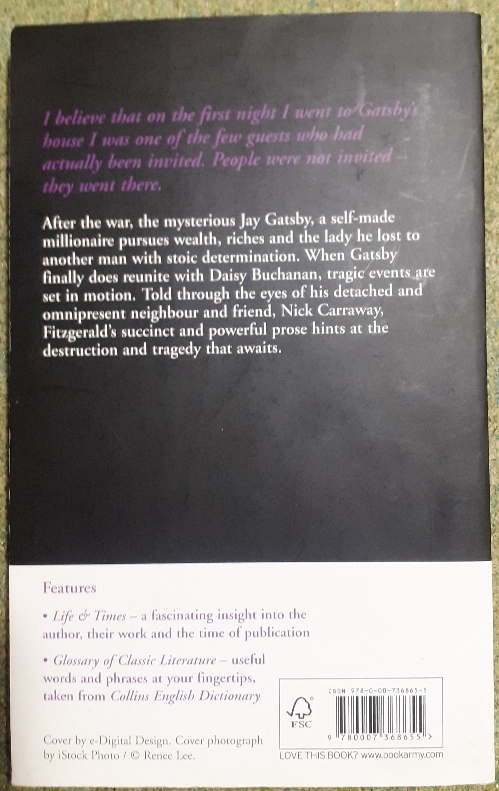 Книга англійською F. Scott Fitzgerald